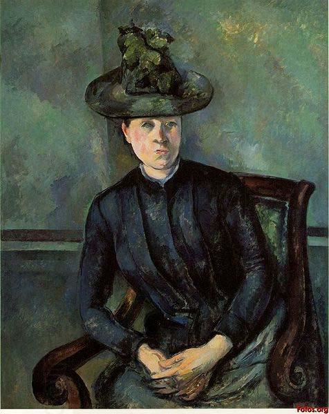 Paul Cezanne Femme au Chapeau Vert China oil painting art